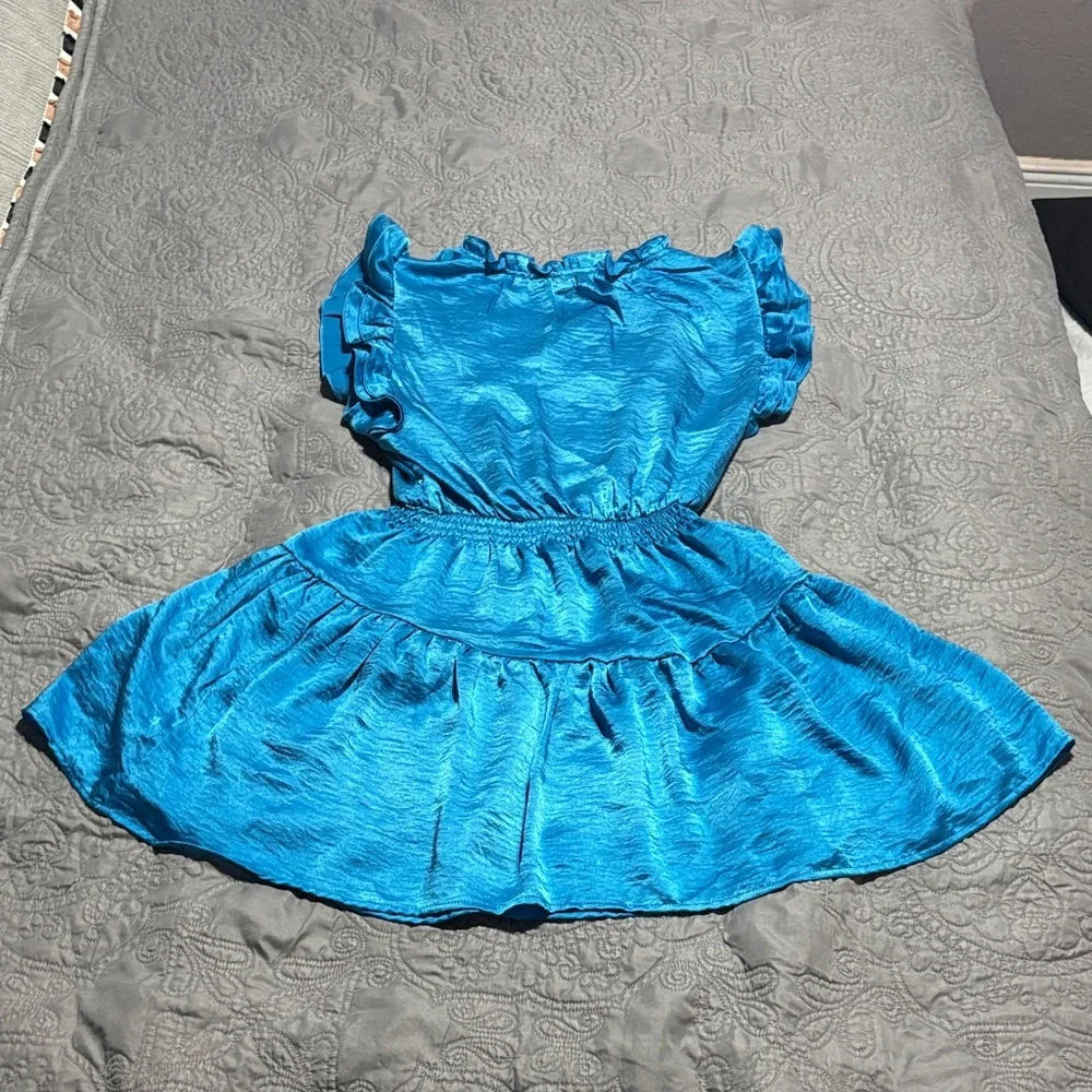 Steve Madden Blue Mini Dress β’ NWT β’ Size S - Picture 3 of 6